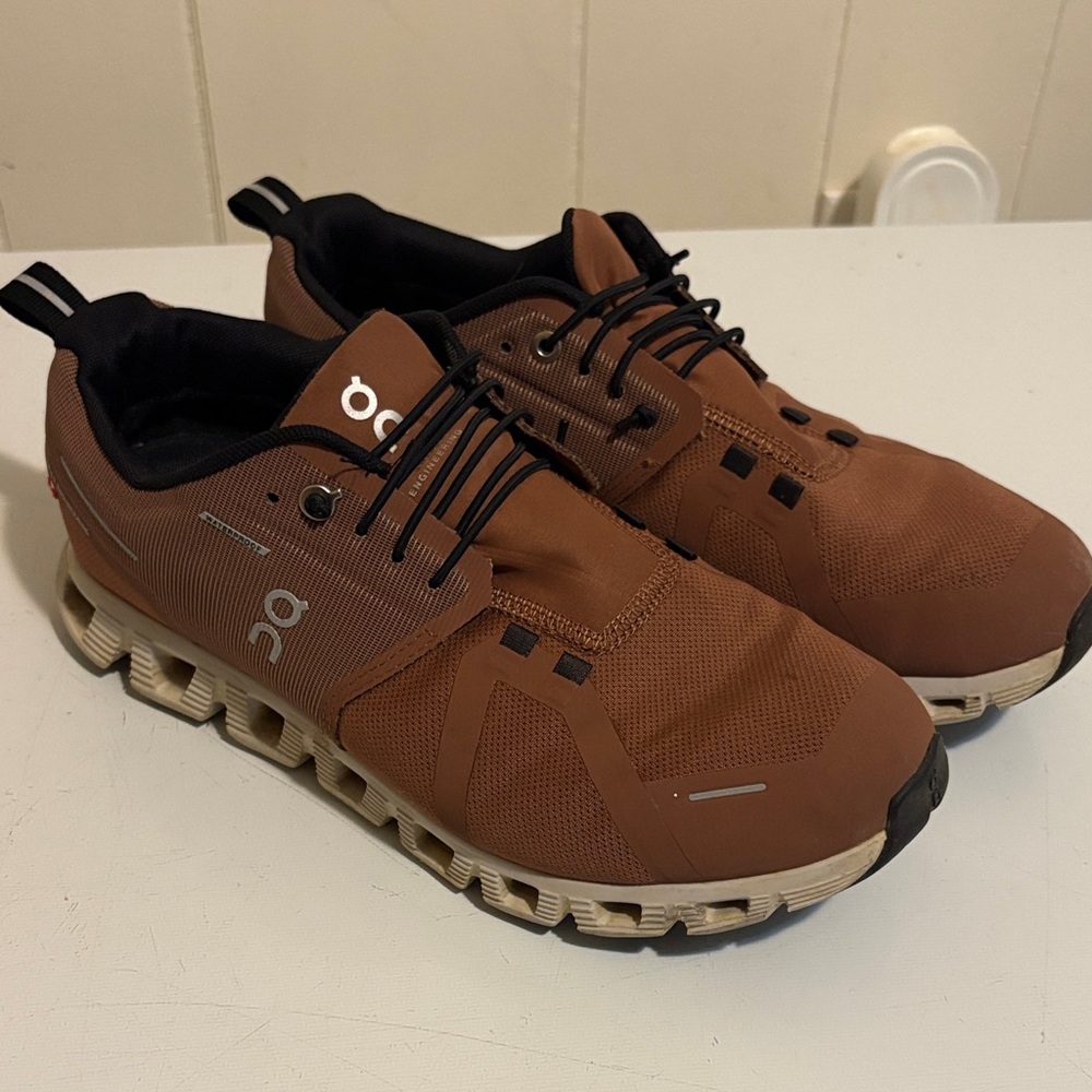 On Running Burgundy Athletic Shoes